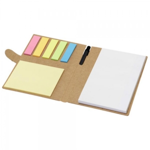 Livreto de notas adesivas com esferogr�fica 'Swift' (tinta preta)