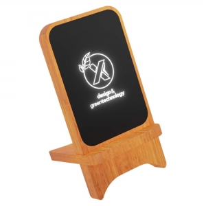 Suporte em madeira sem fios de 15W luminoso 'SCX.design W16'