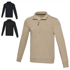 Camisola unissexo com fecho de correr parcial reciclada 'Aware�' 'Tin'