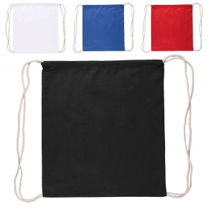 Mochila com cordo em algodo Oeko-Tex (140 g/m2) Bridget