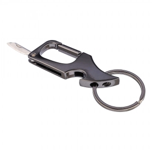 Porta-chaves com mosquet�o de metal Bella