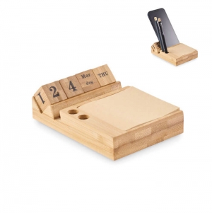 BOOTOP Calendrio secretria em bambu