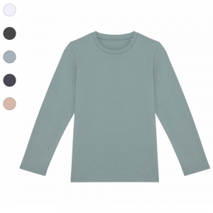 T-shirt crian�a eco-respons�vel manga comprida