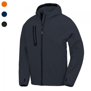 Casaco Softshell de 3 camadas reciclado com capuz unissexo