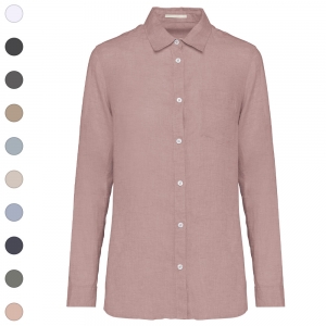 Camisa em linho de senhora