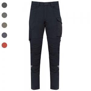 Cal�as stretch leves recicladas multibolsos unissexo