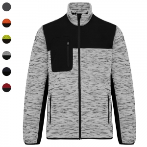 Casaco em material reciclado em polytricot de homem