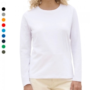 T-SHIRT MANGA COMPRIDA MULHER MONARCH CORES