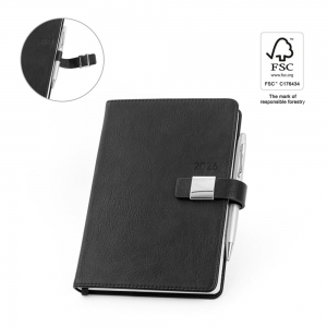 MUSSET A5. Agenda A5 em PU (58% reciclado)