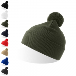Gorro Wind S com pompom, poli�ster reciclado