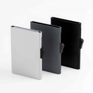 Porta-cart�es C-Secure, em alum�nio