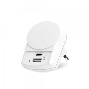 Carregador Skross, EURO USB-C+USB-A