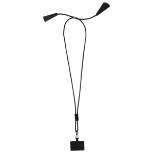 Lanyard de pl�stico reciclado para smartphone com cabo de sincroniza��o de dados e carregamento r�pido de 100 W, 5 em 1, inte