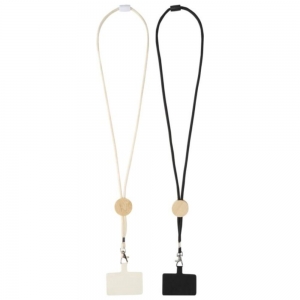 Lanyard para smartphone com detalhes em bambu 'Adhab'
