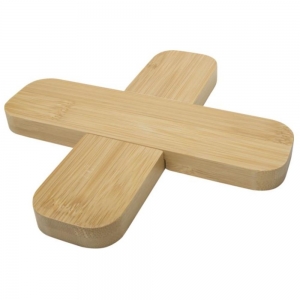 Base de bambu para panelas - grande 'Croc'