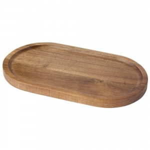 Bandeja de servir de madeira de ac�cia 'Edge'