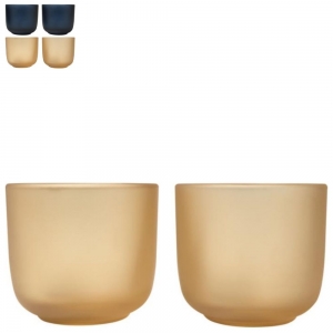 Copos de vidro de 200 ml com acabamento mate - conjunto de 2 'Male'