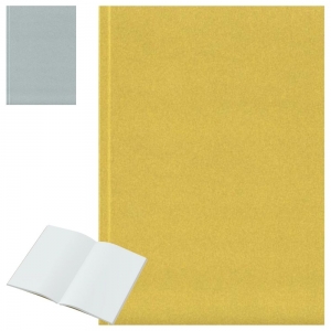 Bloco de notas A5 de capa mole met�lica - 100 folhas 'Novella Austen'