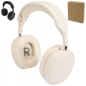 Auscultadores Bluetooth� sem fios, sobre a orelha, de pl�stico reciclado 'Alzir'