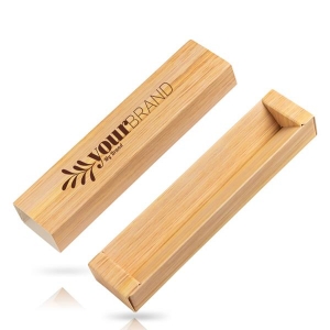 ESTOJO EM CARTO PARA 1 ESFEROGRFICA, PADRO BAMBU