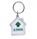 Porta-chaves CR-Y formato casa com 2 faces, acr�lico