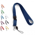 ANQUETIL. Lanyard em poli�ster com mosquet�o em metal
