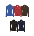 POLO B&C SAFRAN PURE WOMEN MANGA COMPRIDA 180G - 10