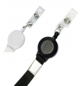 LANYARD EM POLI�STER, COM EXTENS�VEL PORTA CREDENCIAIS
