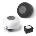 CURIE. Coluna de som sem fios  prova de gua em ABS