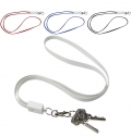 Lanyard TPE com cabo carregador Marguerite