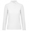 POLO B&C ID.001 WOMEN MANGA COMPRIDA 180G - 100% AL