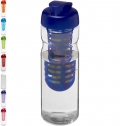 Garrafa desportiva e infusor com tampa Flip de 650 ml H2O Base