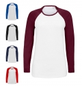 T-SHIRT BICOLOR COM MANGAS COMPRIDAS RAGL PARA SENHORA