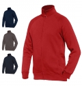 SWEATSHIRT FECHO CIMA A BAIXO 280G CORES