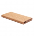 ARENA Power Bank sem fio em bambu
