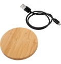 Base de carregamento sem fio de bambu  de 5 W 'Essence'