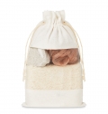 CUIDA SET Set de banho em bolsa algod�o