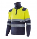 CAMISOLA BICOLOR COM FECHO-ECLER DE ALTA VISIBILIDADE