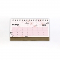 CALEND�RIO DE MESA M�DIO ECO 14CM 13 FOLHAS PERSONALIZ�VEL