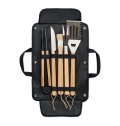 Set ferramentas BBQ em bolsa ALLIER