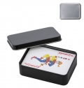 Lata met�lica com baralho de cartas Nathan