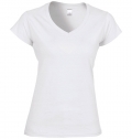 SOFT STYLE LADIE'S V-NECK T-SHIRT T-shirt de senhora com decote em V