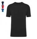T-shirt decote redondo de manga curta unissexo