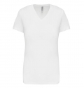 T-shirt de senhora de manga curta e decote V