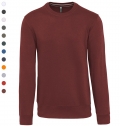 Sweatshirt com decote redondo