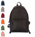 Mochila casual reciclada com bolso frontal