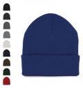 Gorro reciclado com dobra  tricotada