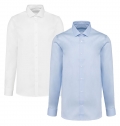 Camisas popeline manga comprida de homem