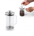 JENSON. Cafeteira em vidro borossilicato e ao inoxidvel 600 mL