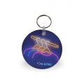PORTA CHAVES PP E CORTI�A 40CM2 F/V PERSONALIZ�VEL